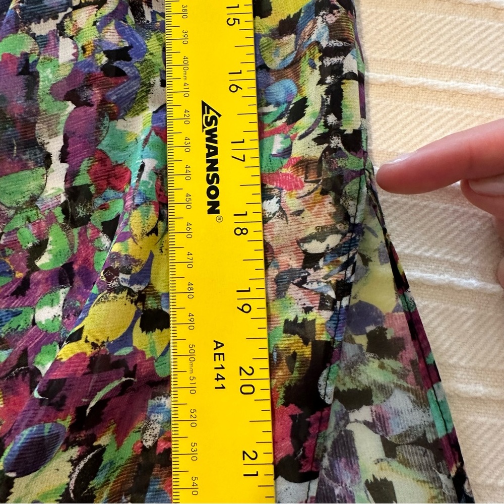 Topshop Paint Splash Midi Skirt - Picture 8 of 11